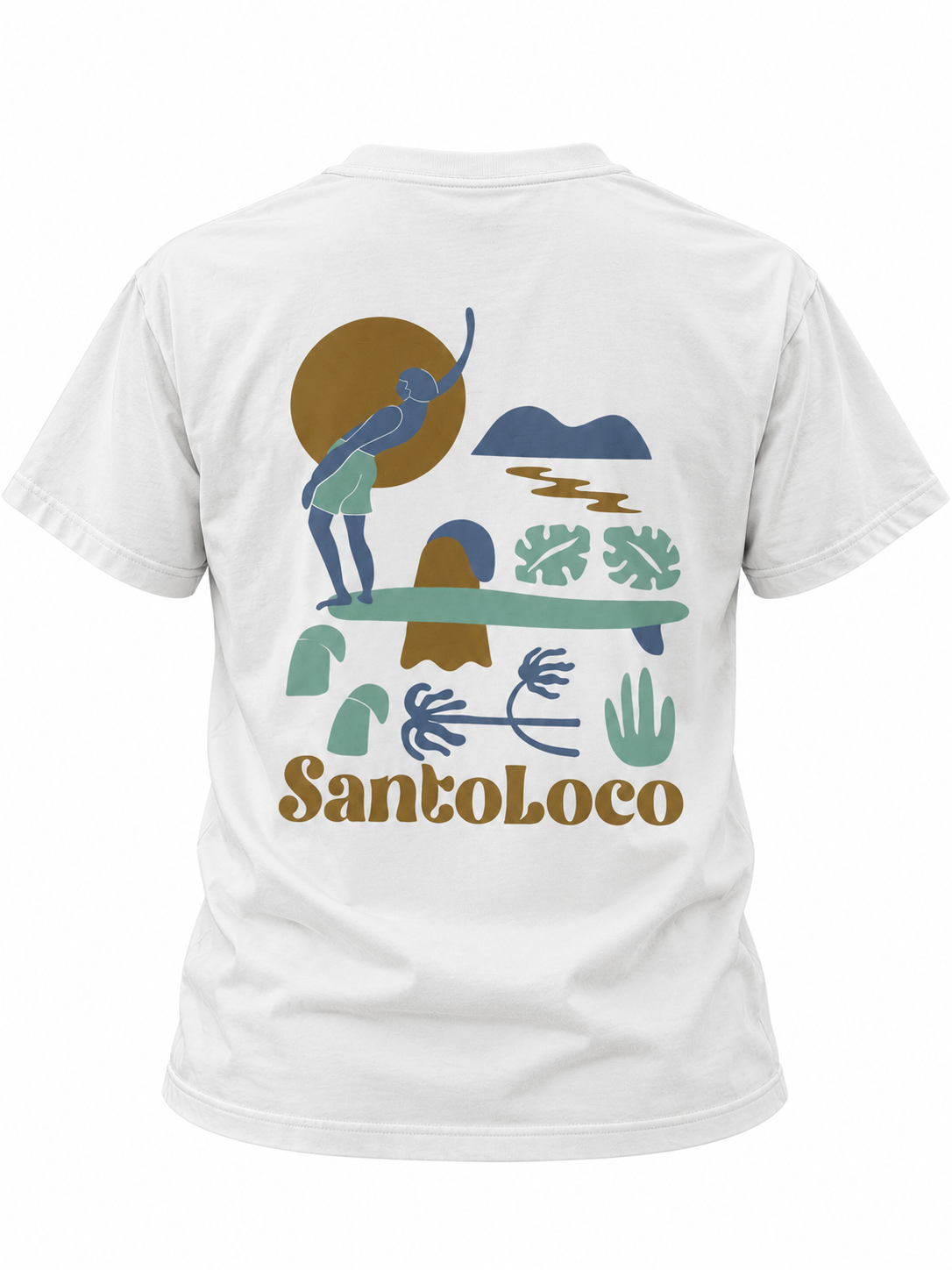 SantoLoco Lizzy Art Tee - White