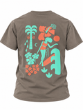 SantoLoco Lizzy Art Tee - Brown