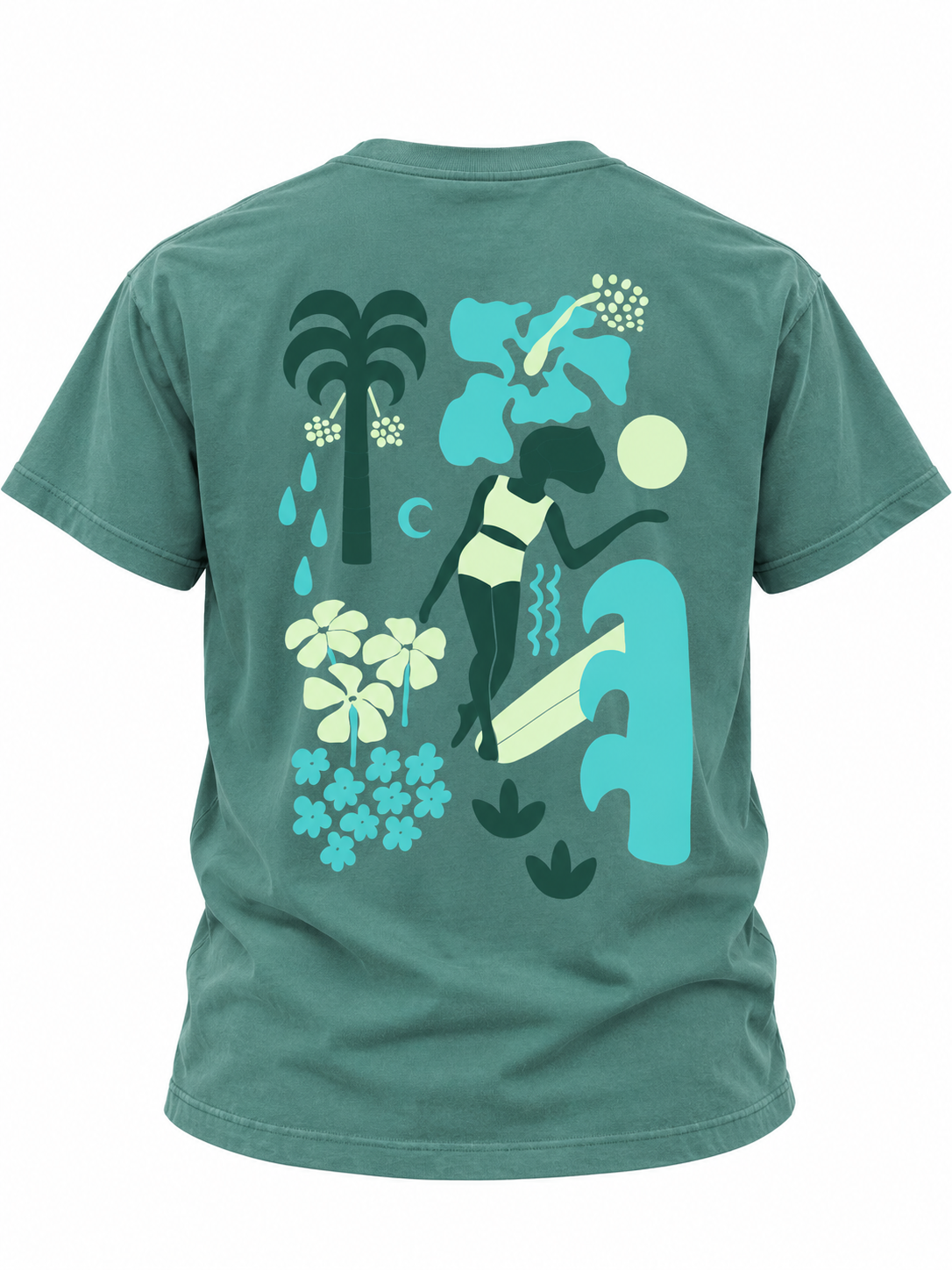 SantoLoco Lizzy Art Tee - Teal