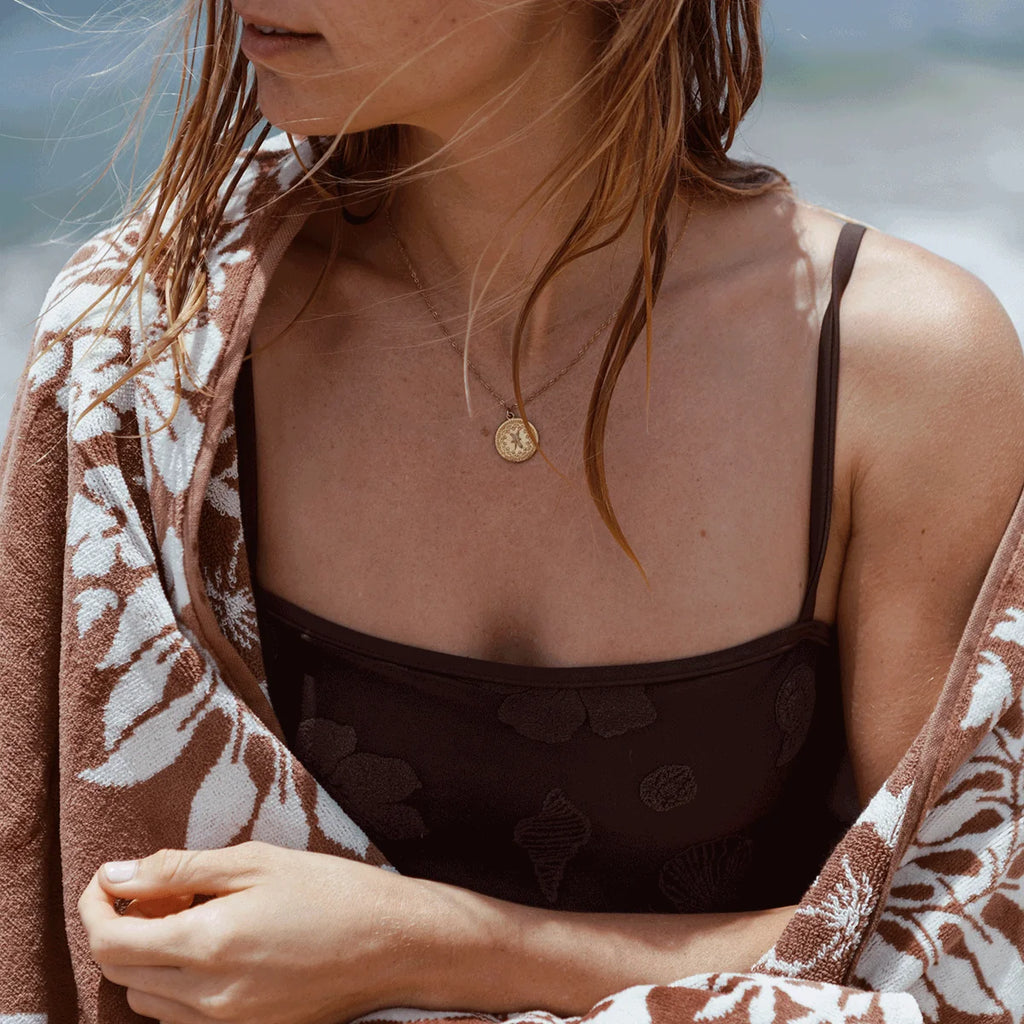 Slowtide Sandy's Oversized Woven Towel Fawn
