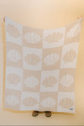 Sundream Shellcheck Plush Throw - Sand