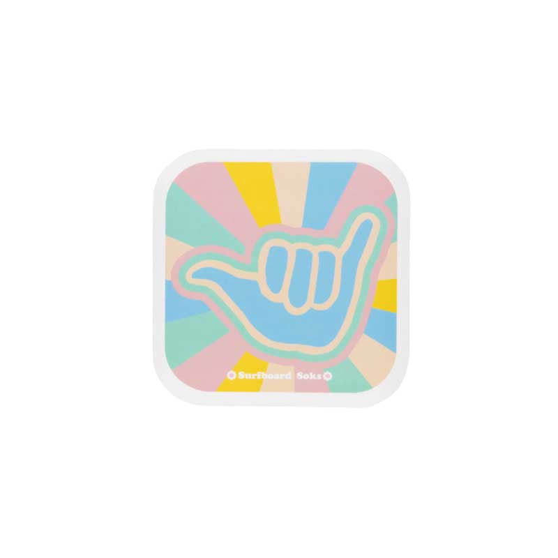 Surfboard Soks Shaka Sunray Sticker