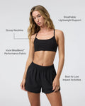 Vuori All The Feels Bra Black