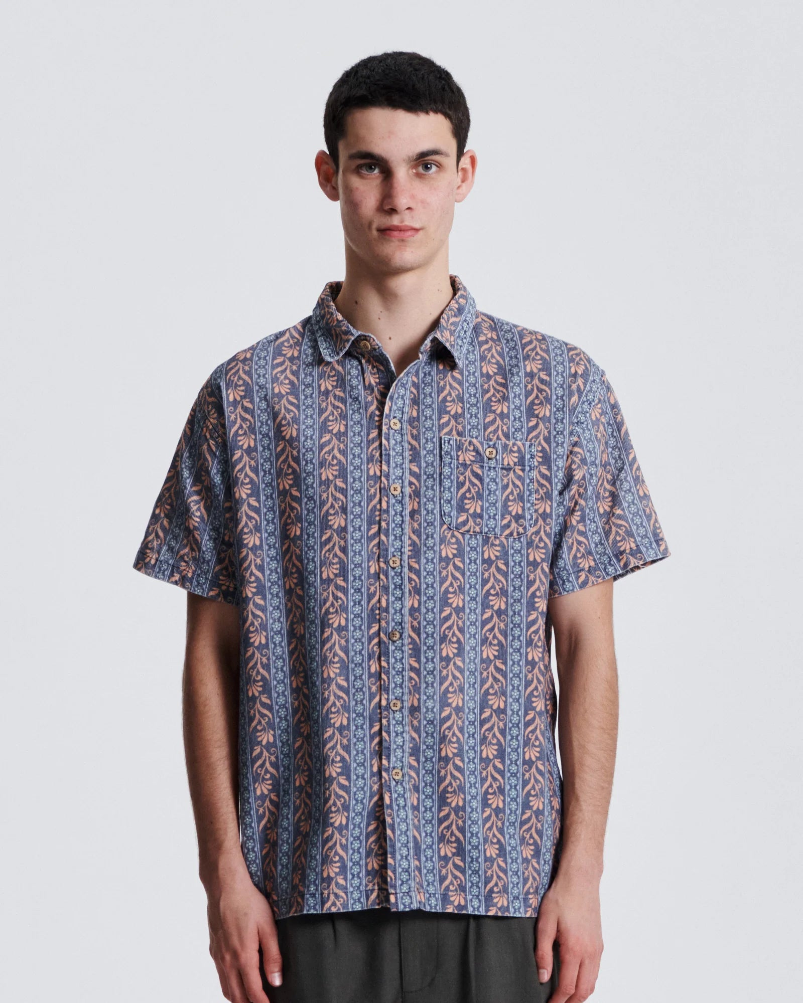 TCSS Gravity SS Cord Shirt Blue
