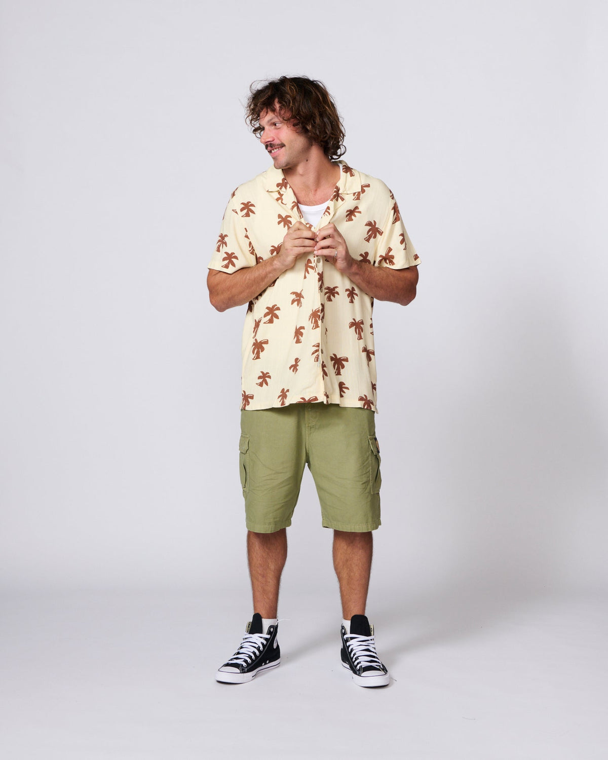 TCSS Palms SS Shirt Ecru