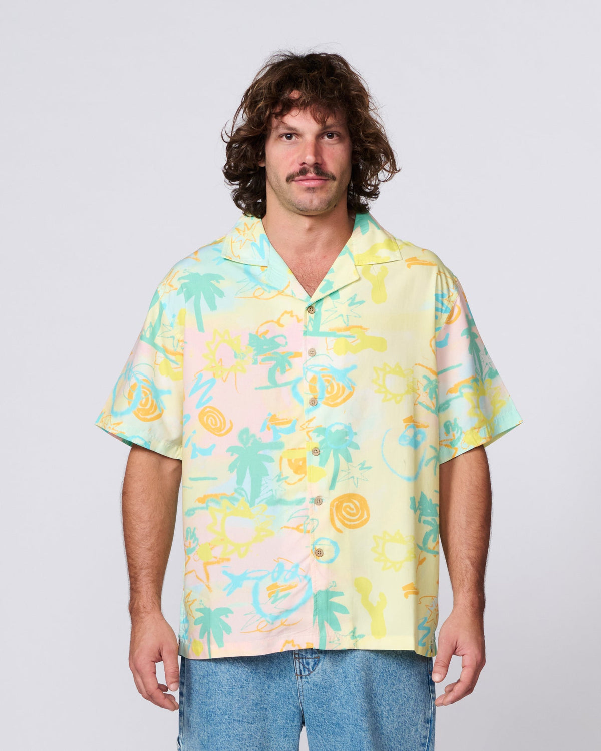 TCSS Scribbles SS Resort Shirt Pastel