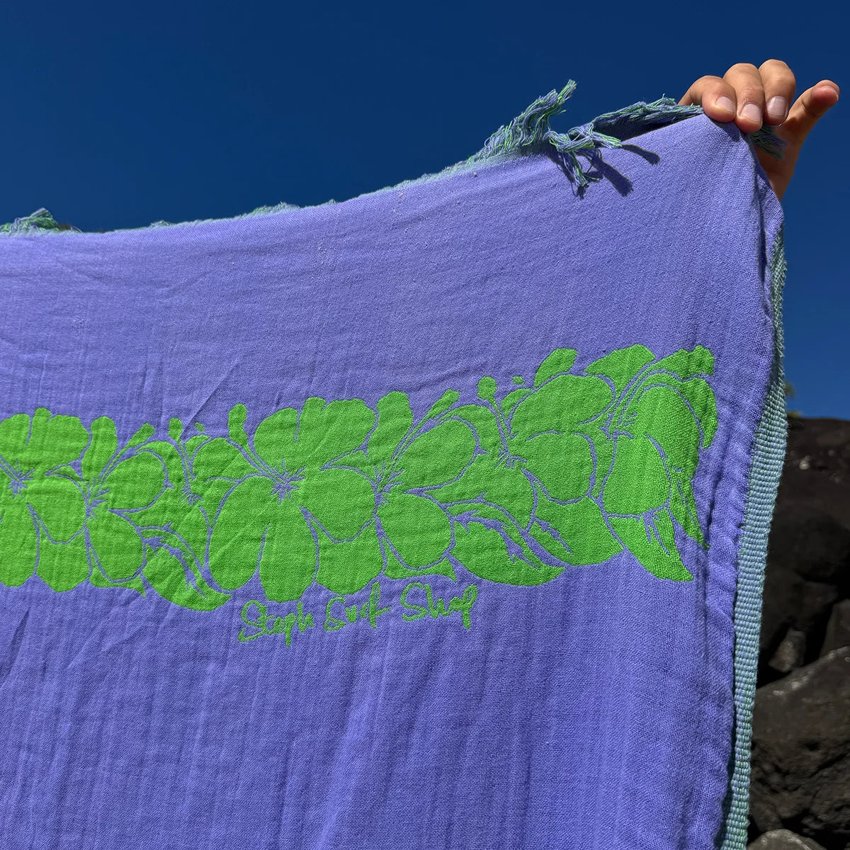Slowtide Steph Surf Shop Driftweave Turkish Towel Purple