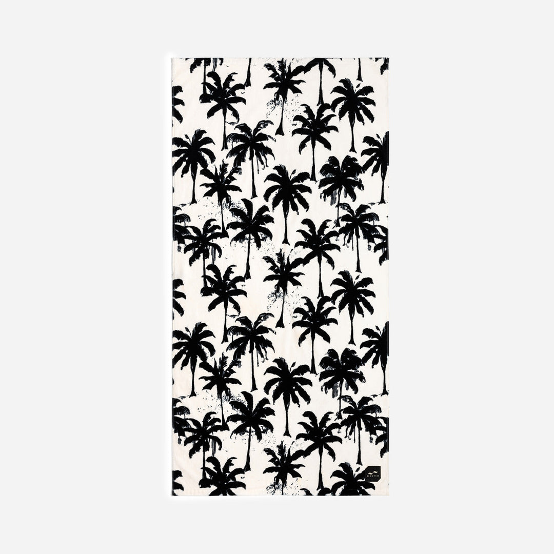 Slowtide Luca Beach Towel Black
