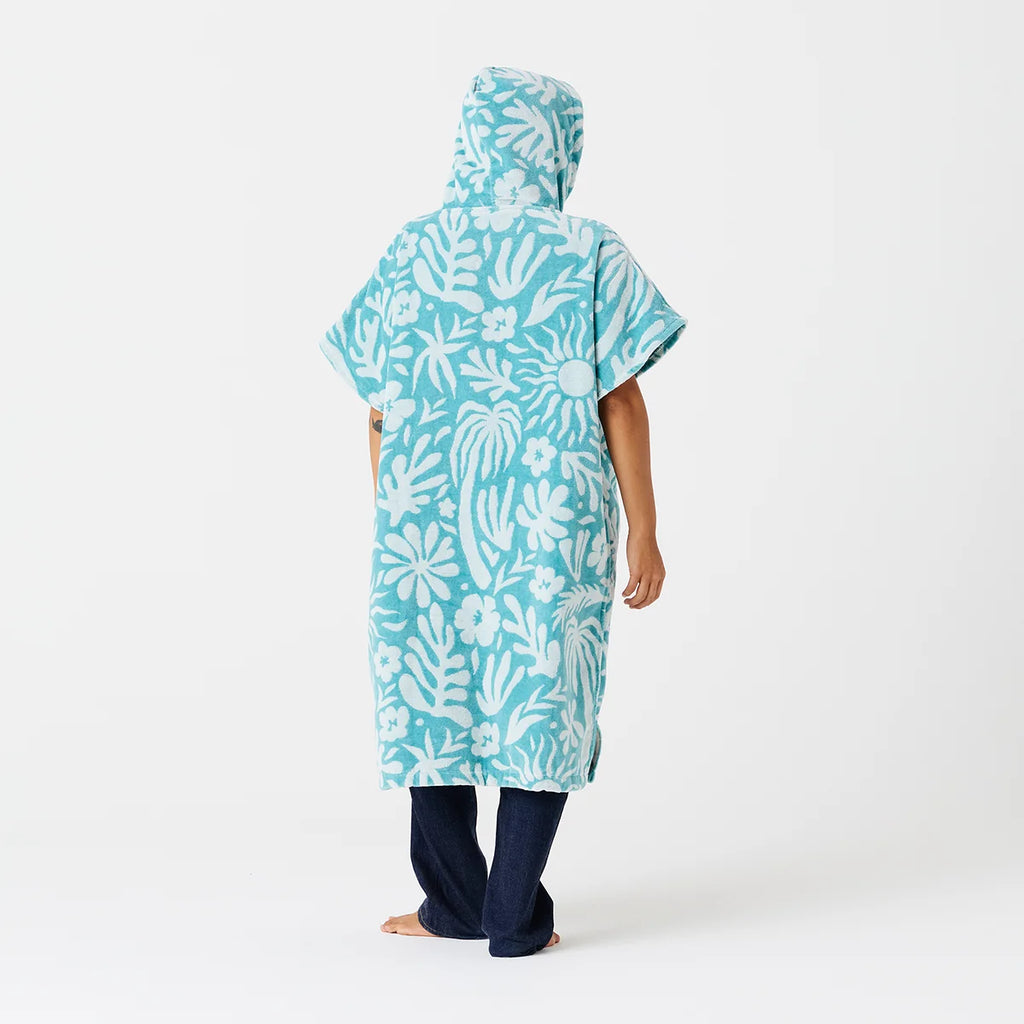 Slowtide Sunny Extra-Warm Poncho Sky Blue