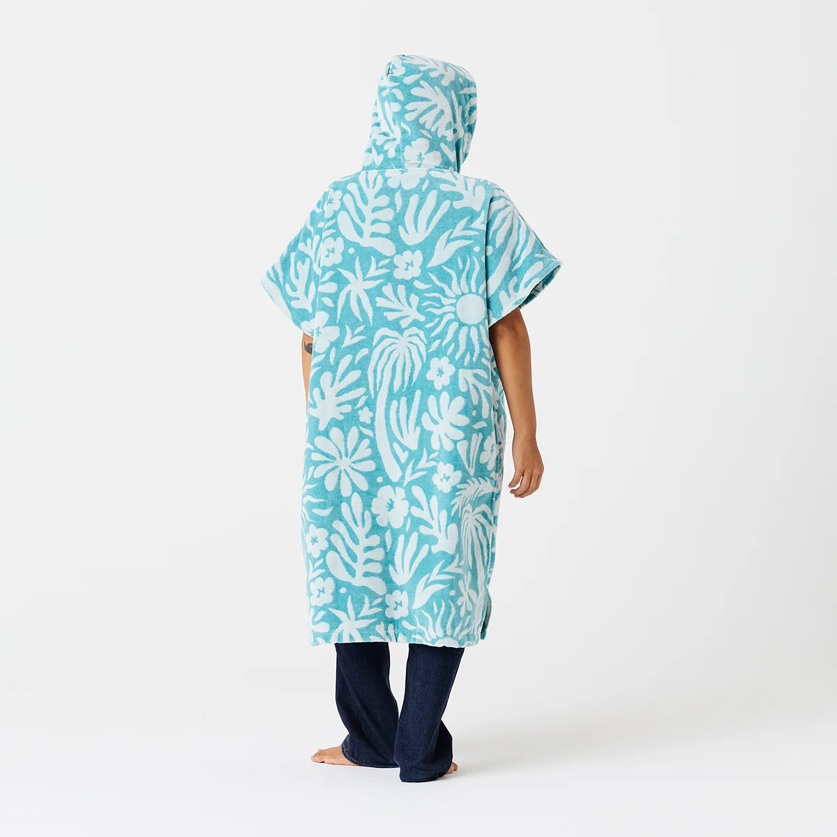 Slowtide Sunny Extra-Warm Poncho Sky Blue