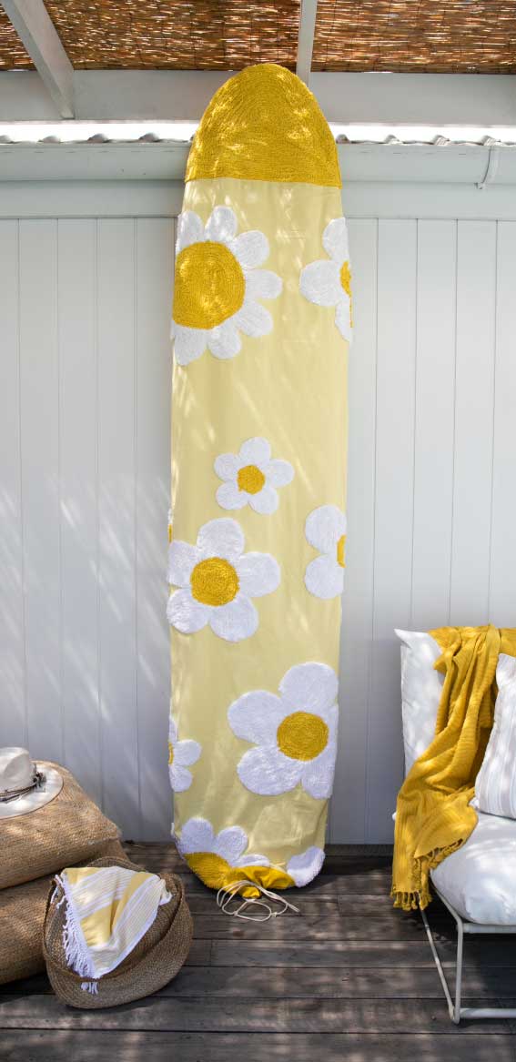 Surfboard Soks Sunshine Daisy Longboard Surfboard Sok