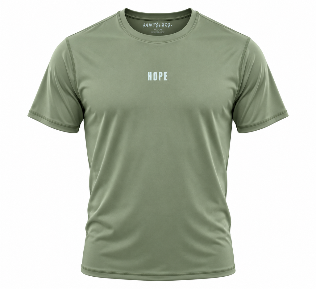 SantoLoco Short Sleeve Performance Shirt -  Hope Leaf Green