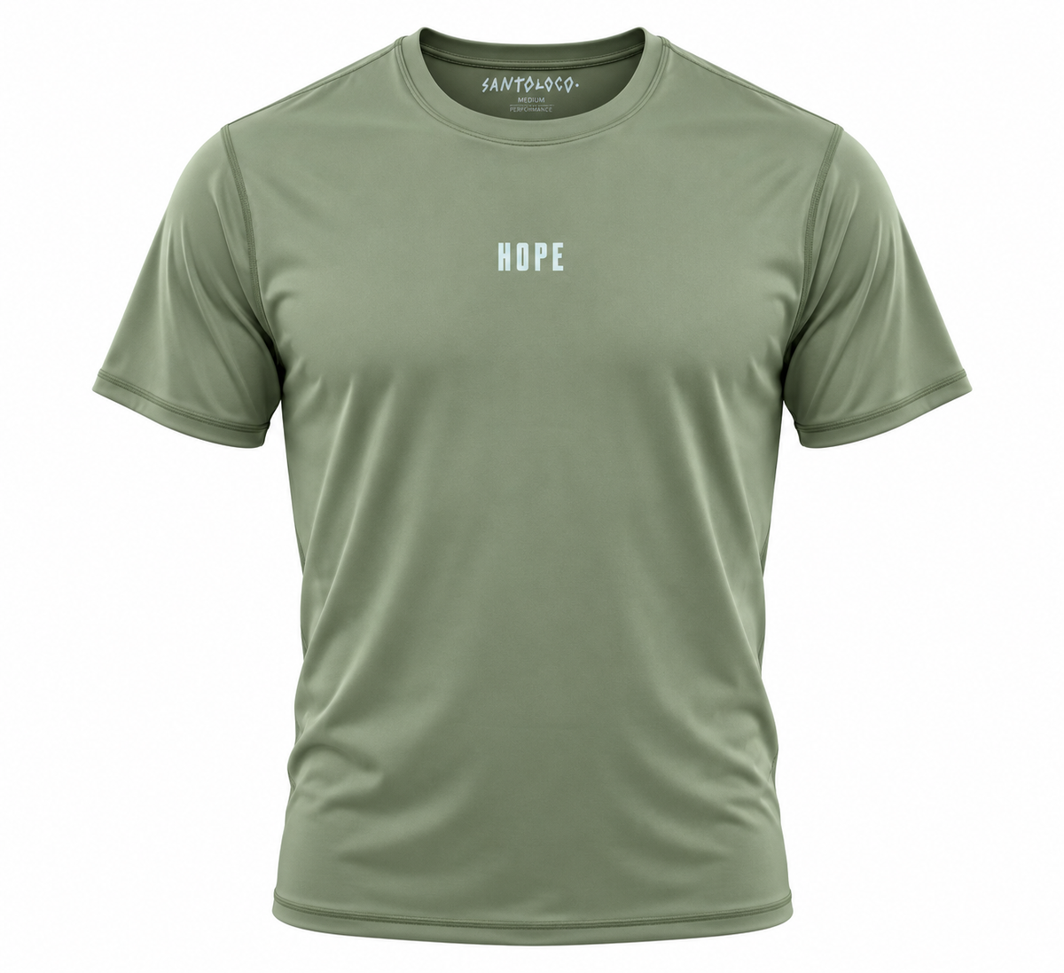 SantoLoco Short Sleeve Performance Shirt -  Hope Leaf Green