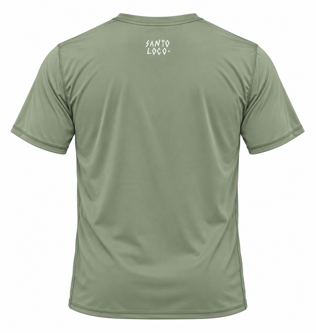 SantoLoco Short Sleeve Performance Shirt -  Hope Leaf Green