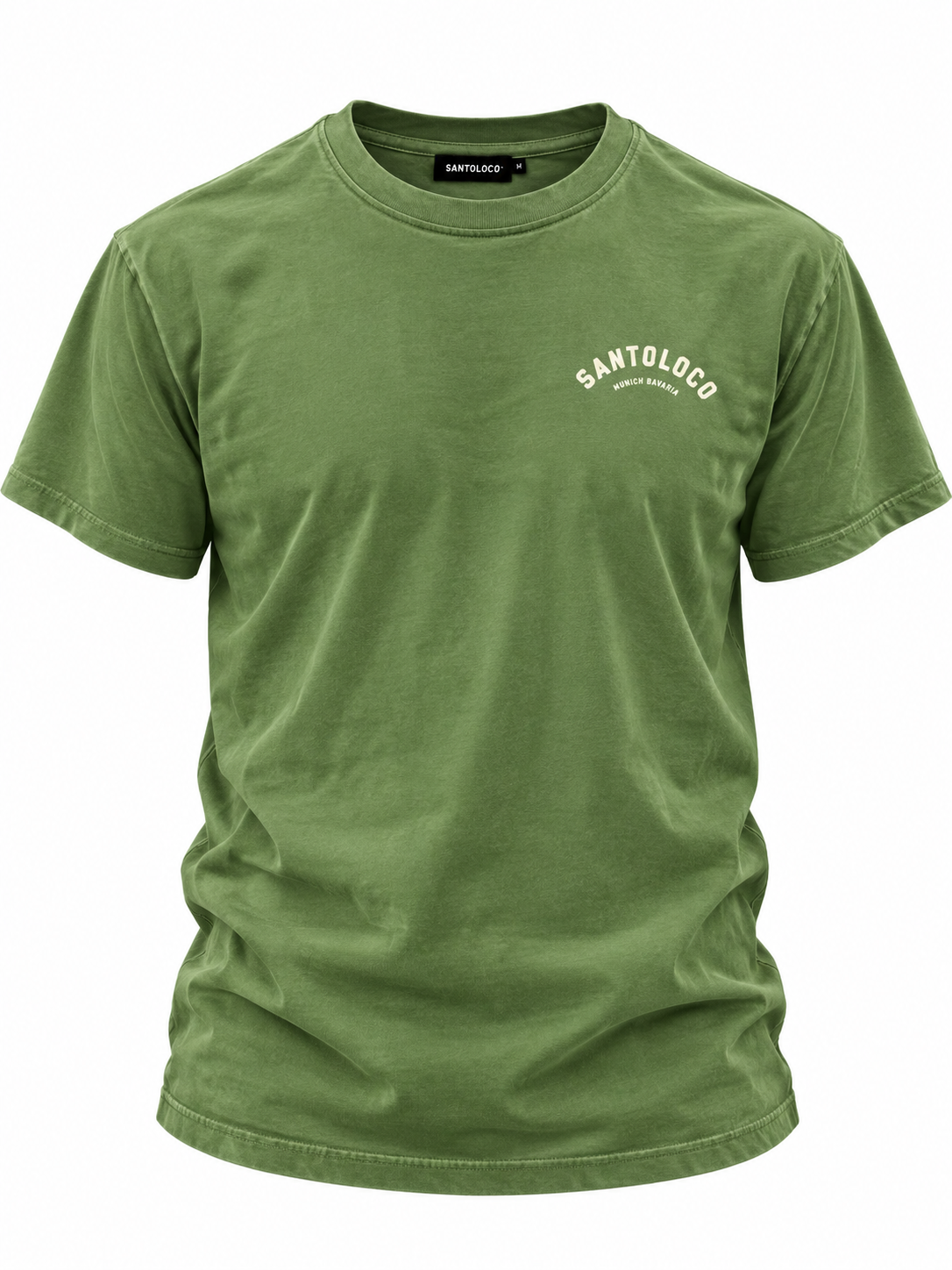 SantoLoco Munich Surfing is a Motorsport T-Shirt Green
