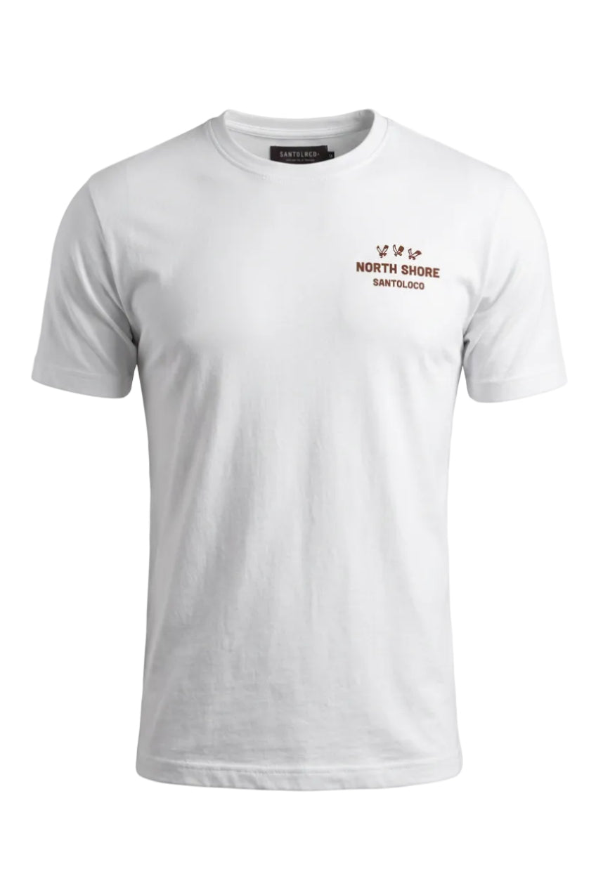 SantoLoco Chicken Tee - White