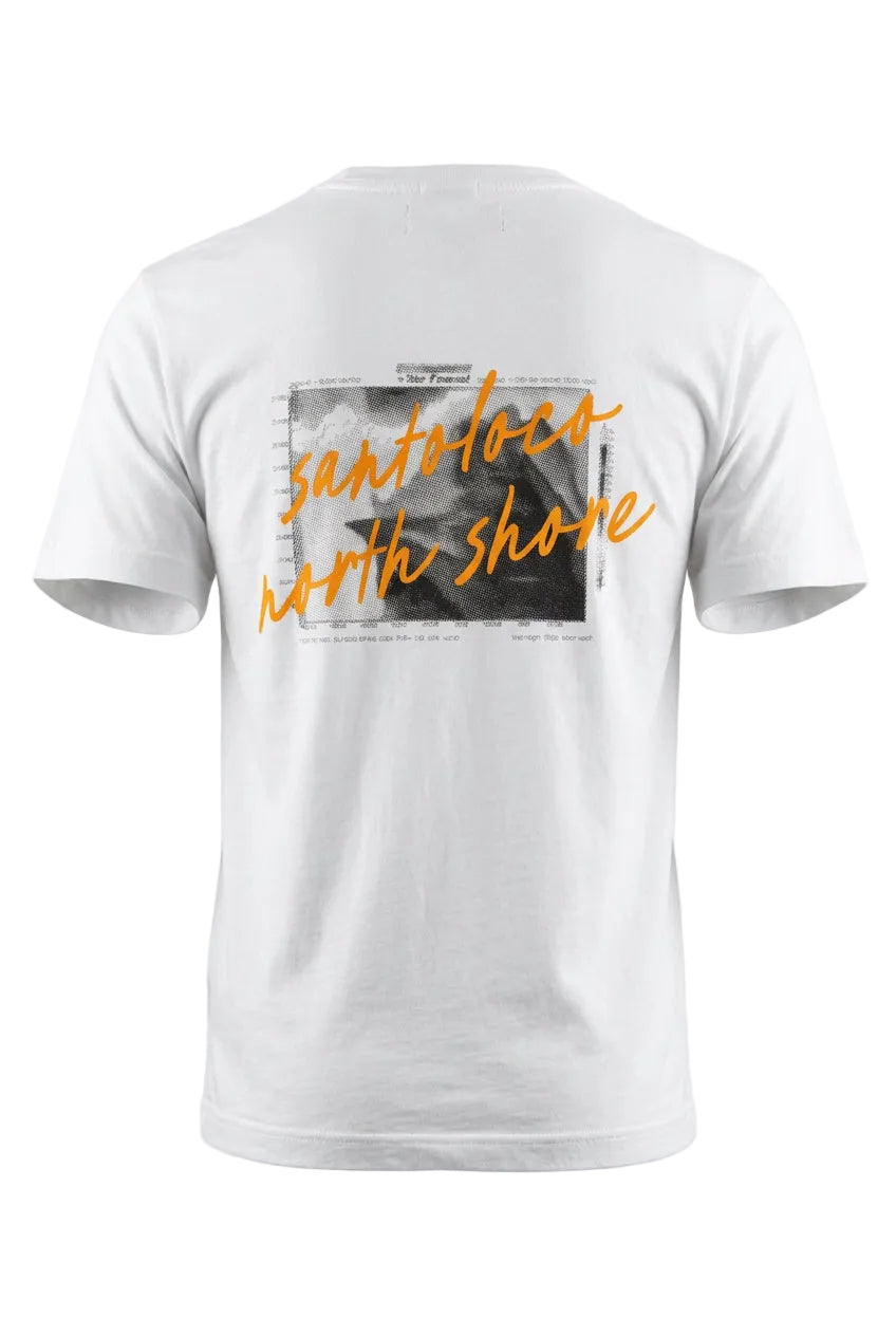 SantoLoco North Shore Map Tee - White