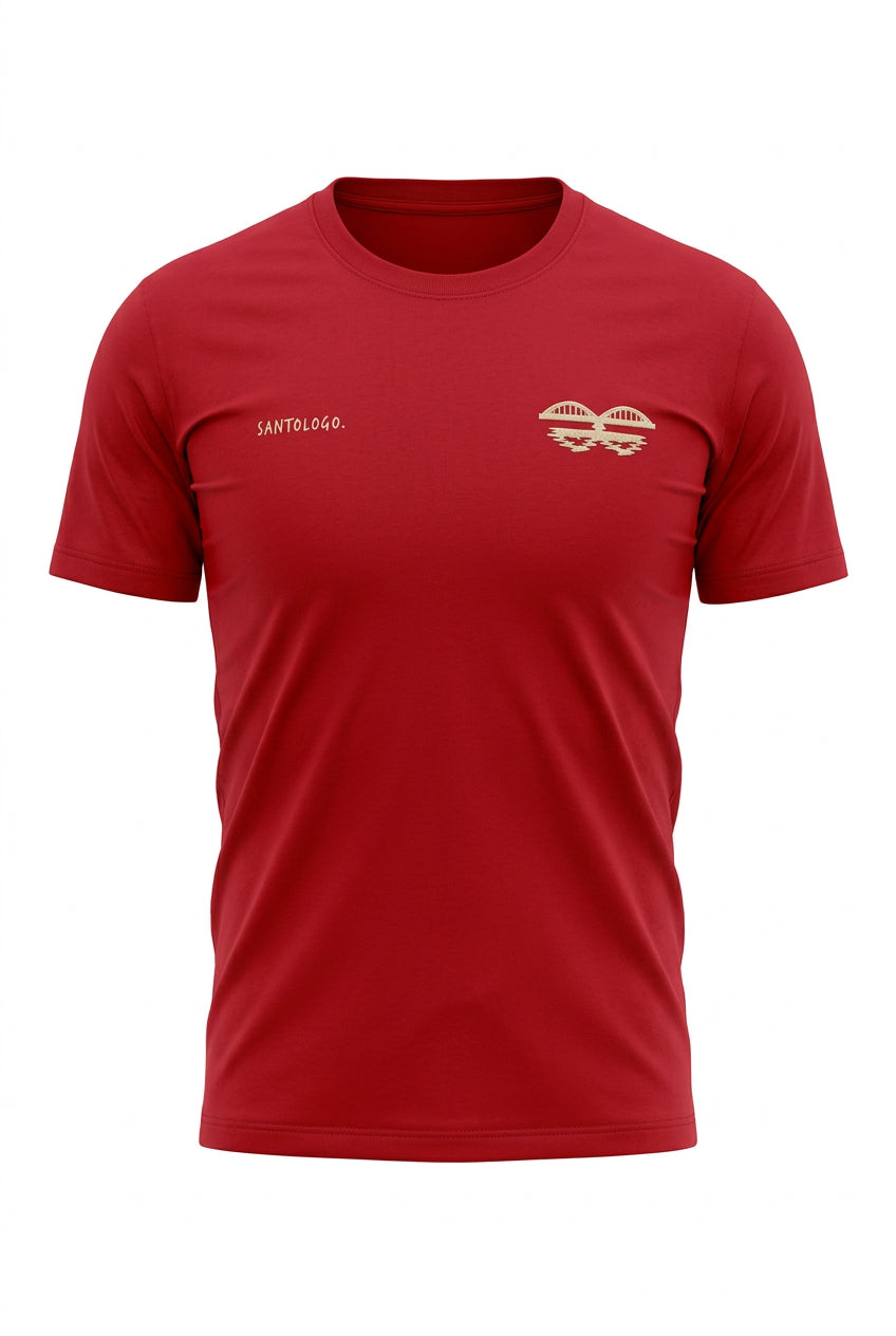 SantoLoco Haleiwa Bridge Tee - Red