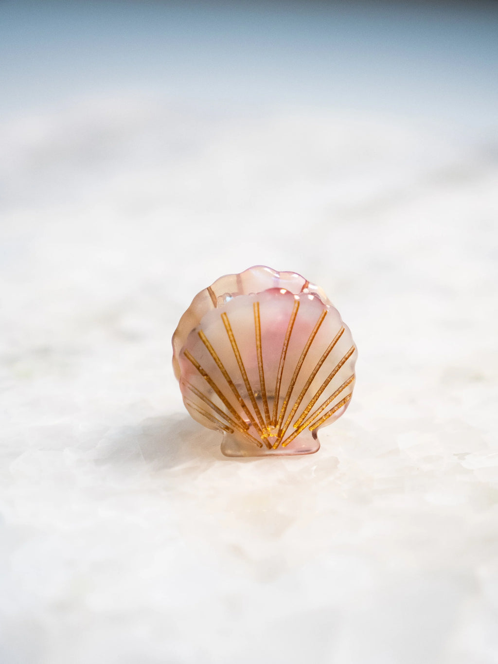 Mini Scallop Shell Hair Clip