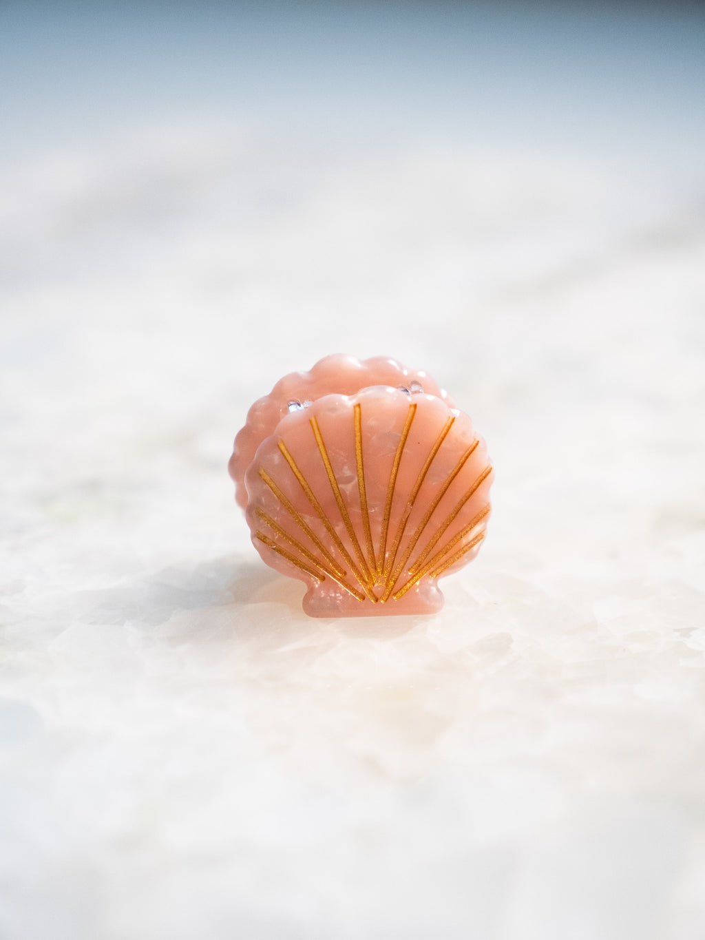 Mini Scallop Shell Hair Clip