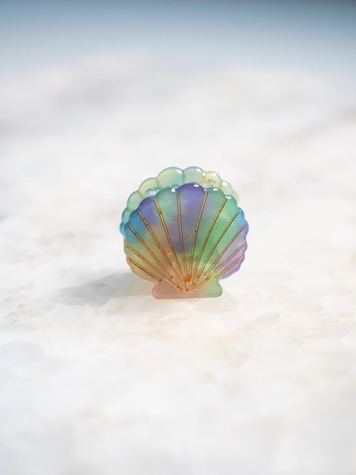 Mini Scallop Shell Hair Clip
