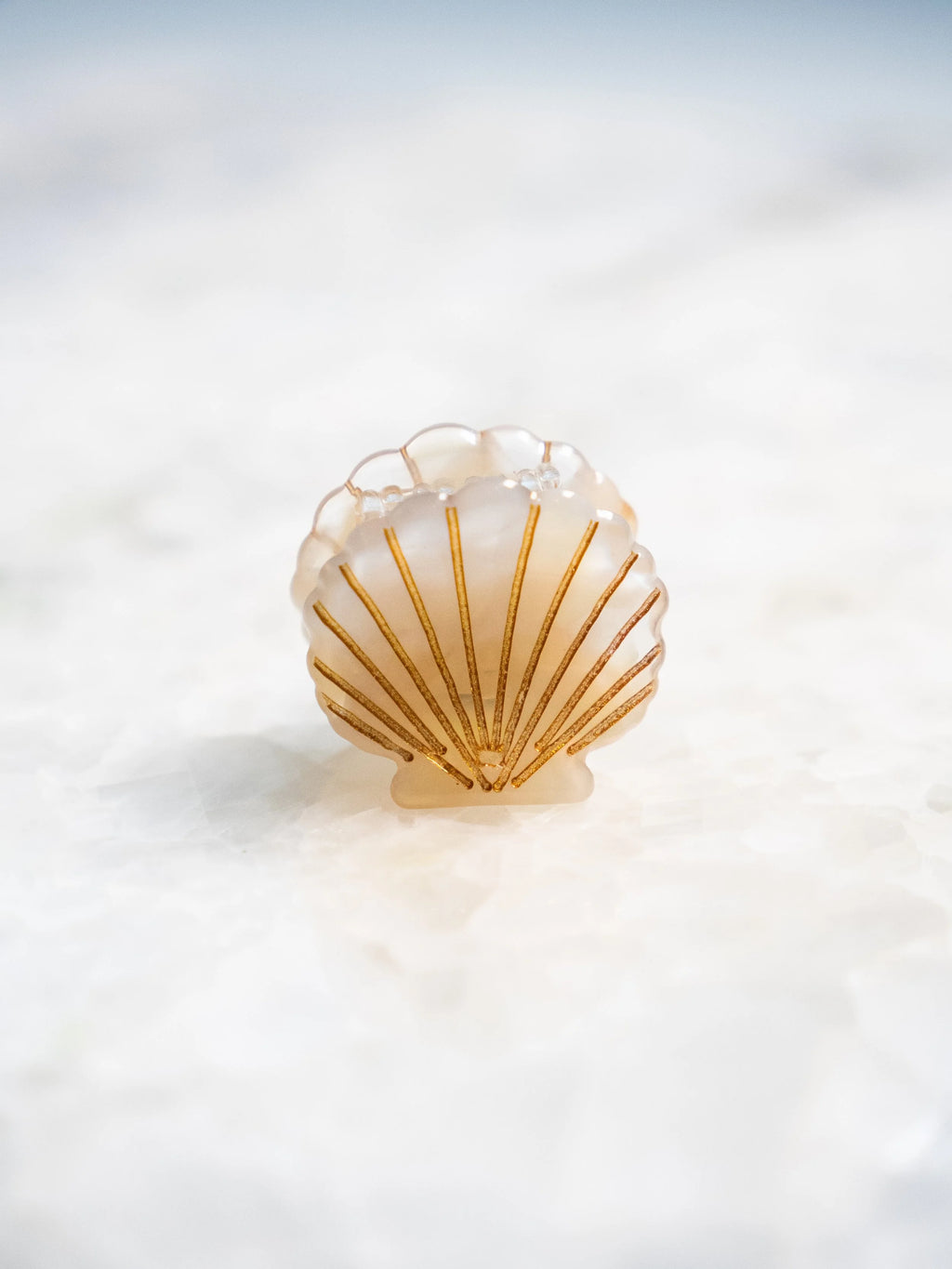 Mini Scallop Shell Hair Clip