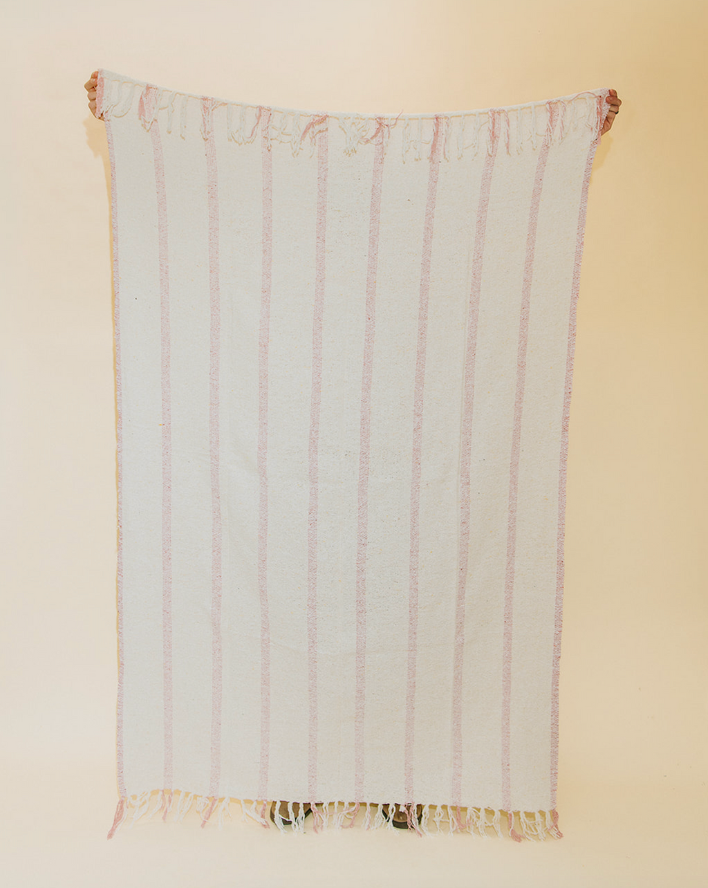 Sundream Riviera Pink Stripe throw