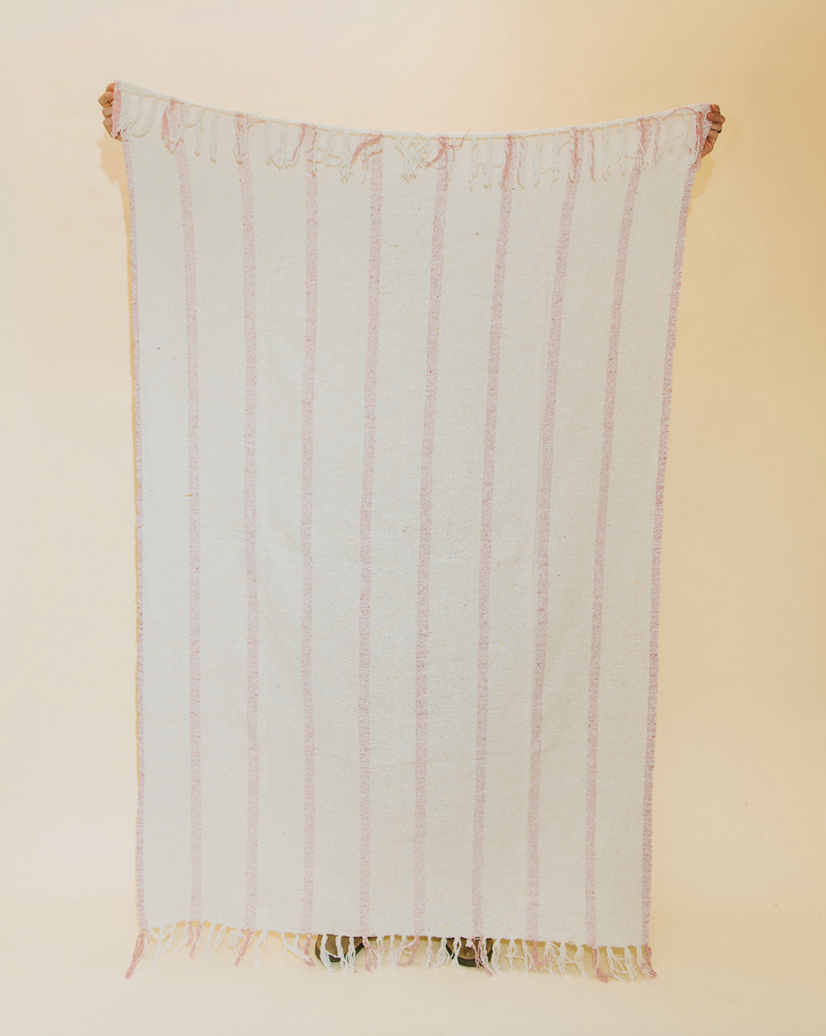 Sundream Riviera Pink Stripe throw