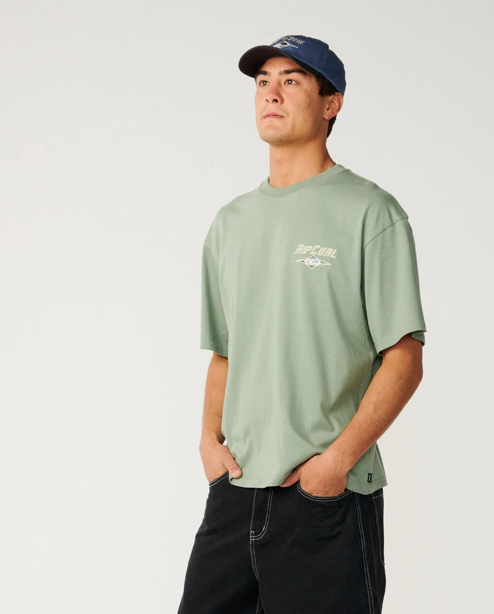 Ripcurl Heritage Icon Tee Sage