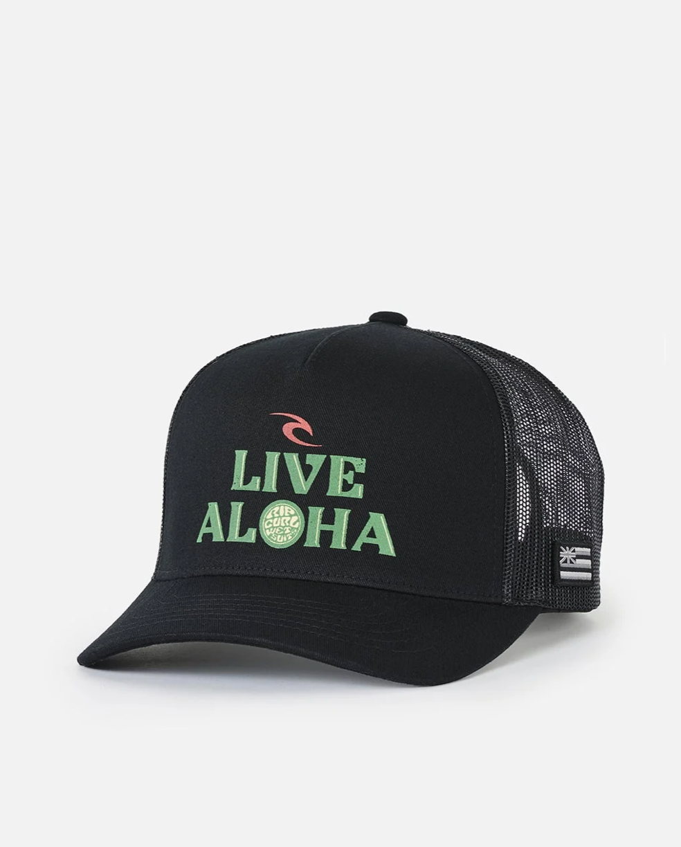 Ripcurl Aloha Trucker Hat Black