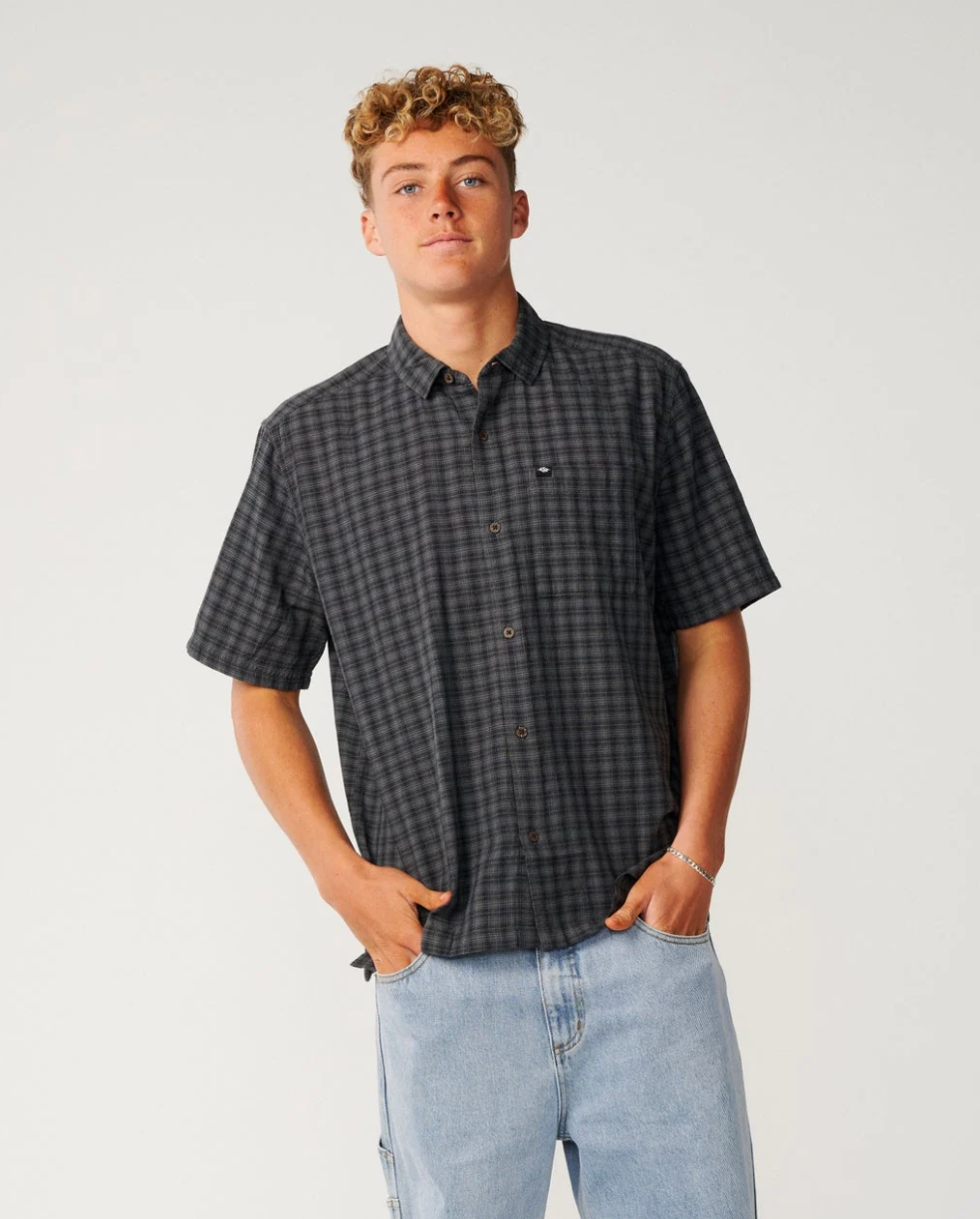 Ripcurl Classic Surf Check SS Shirt Black