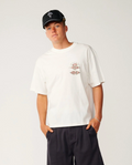 Ripcurl Disorder Boneyards Tee White
