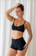 September Josie Boyshorts Midnight Black Terry