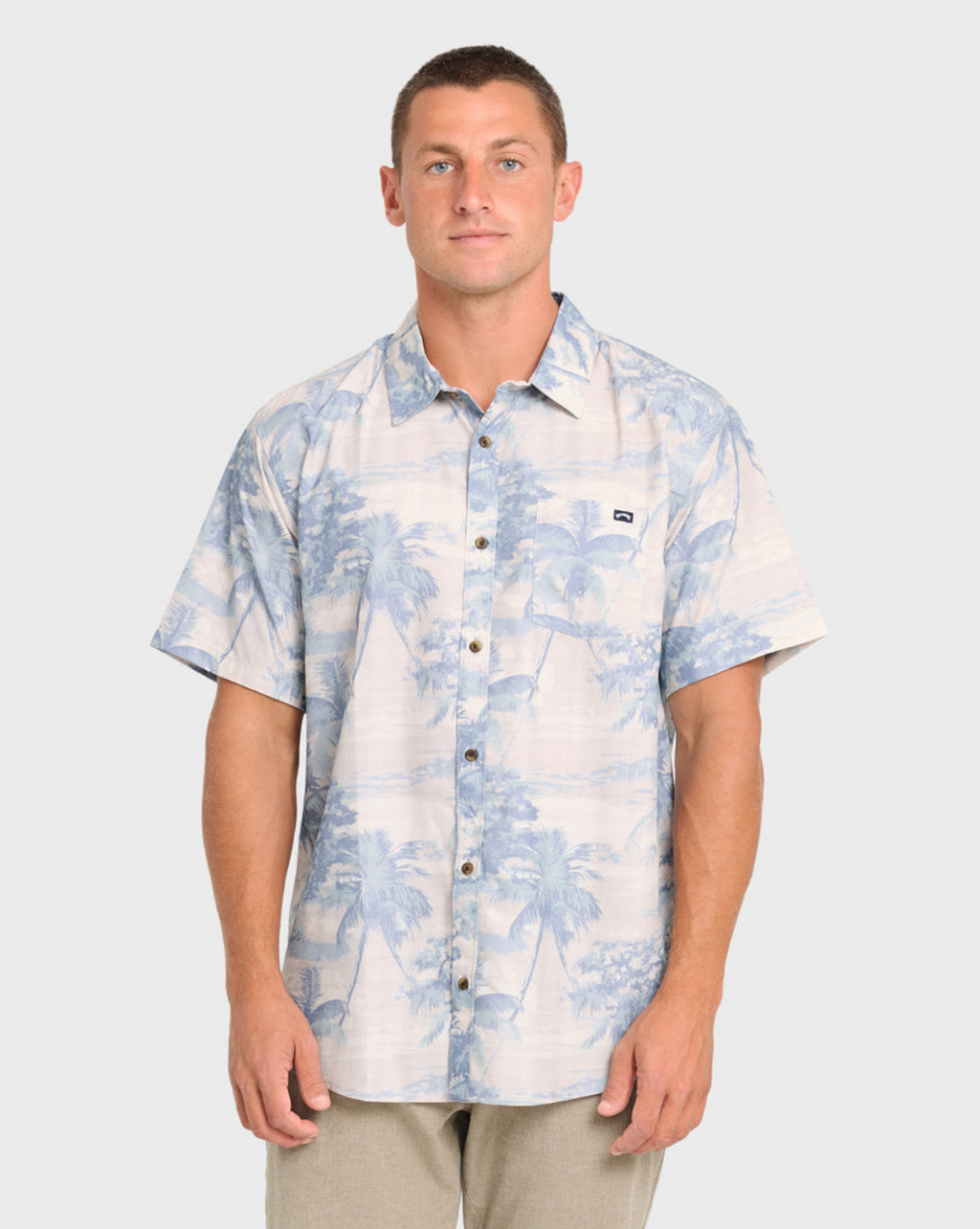 Billabong Sundays Lounge SS Shirt Blue Haze