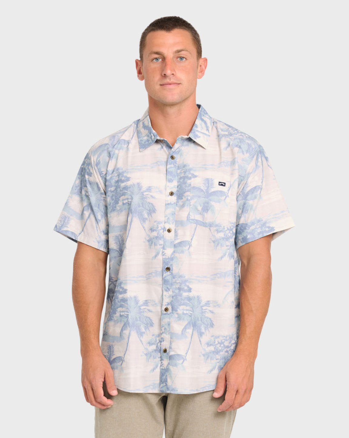 Billabong Sundays Lounge SS Shirt Blue Haze