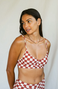 September Maya Top Marfa Check Print