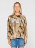RUSTY CAMOOZY KNITTED CREW