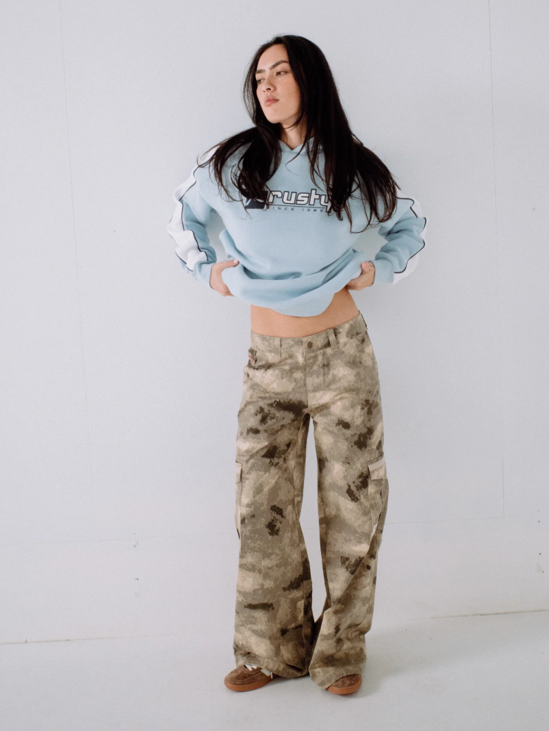 RUSTY CAMOOZY LOW RISE CARGO PANT