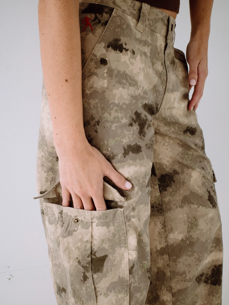 RUSTY CAMOOZY LOW RISE CARGO PANT