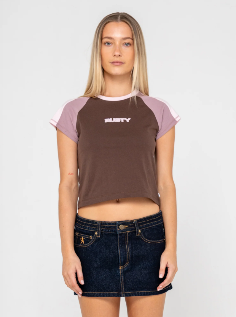 RUSTY BRADLEY MINI CAP SLEEVE TEE