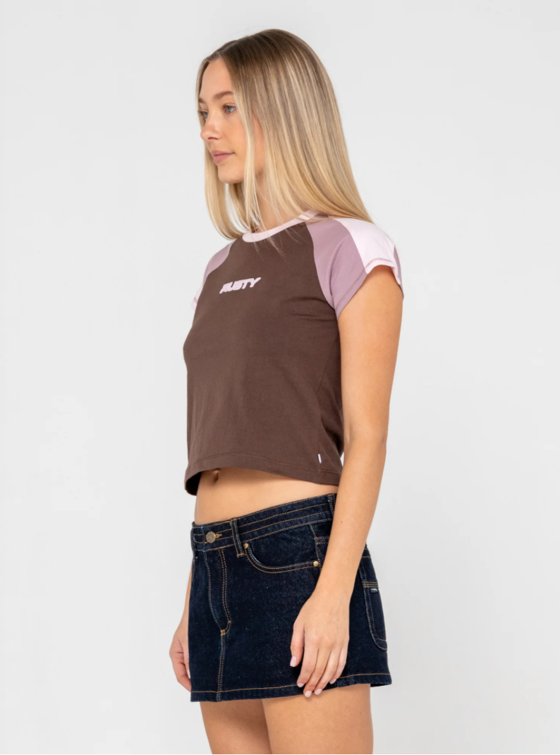 RUSTY BRADLEY MINI CAP SLEEVE TEE