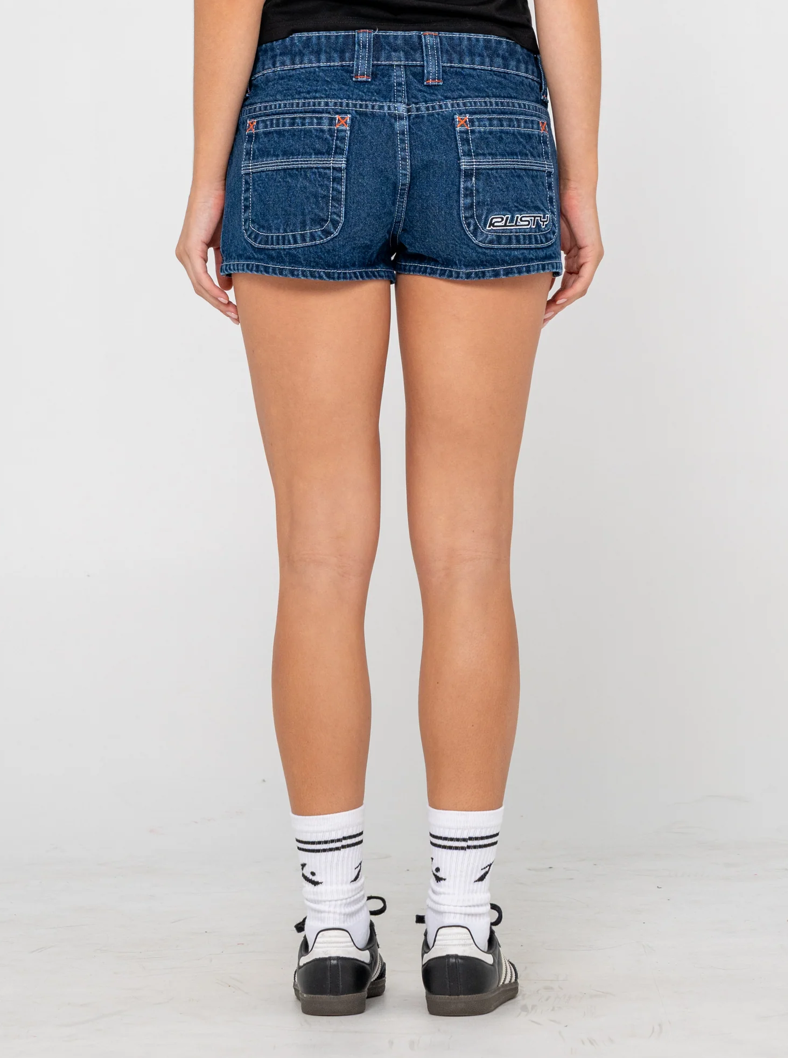 RUSTY FLIP MOMMY LOW RISE MICRO MINI SHORT