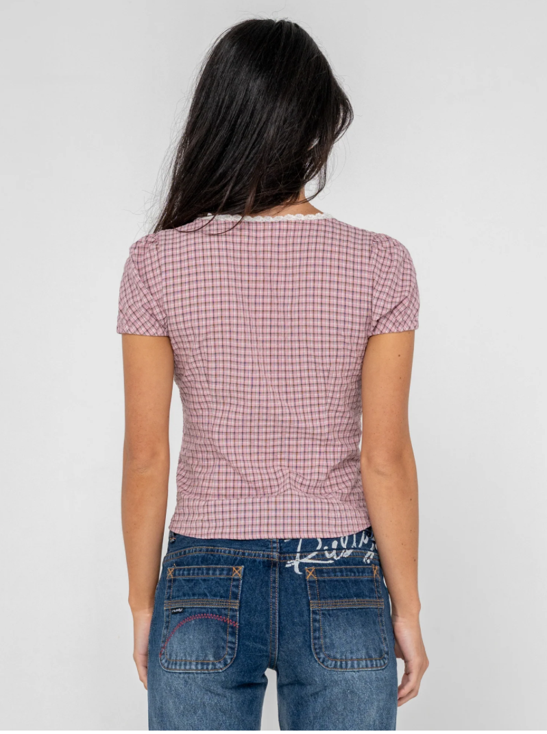 RUSTY Peggy Sue Button Down Blouse