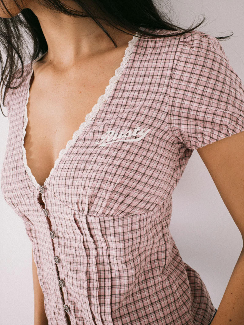 RUSTY Peggy Sue Button Down Blouse