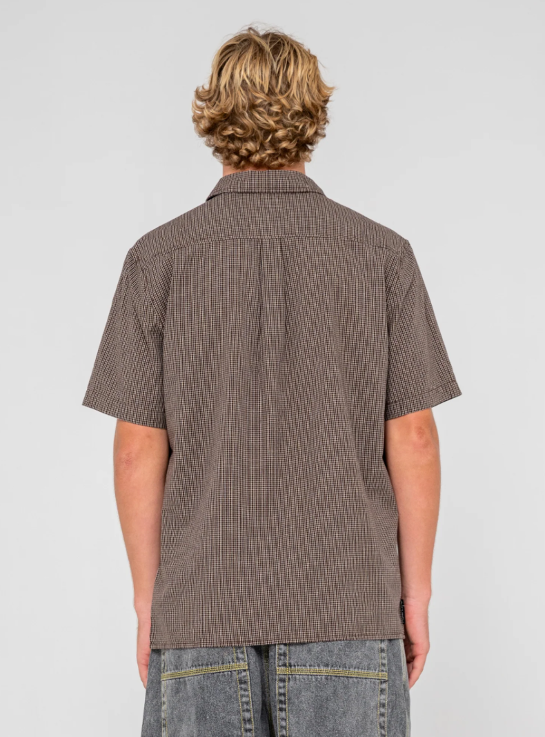 RUSTY DATSUN CHECK SHORT SLEEVE SHIRT