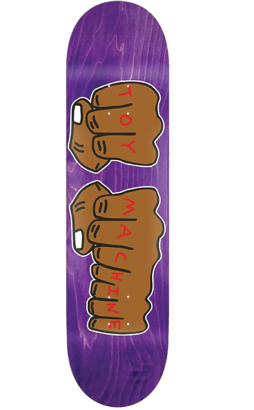 Toy Machine Fists Assorted Veneer 8.0"