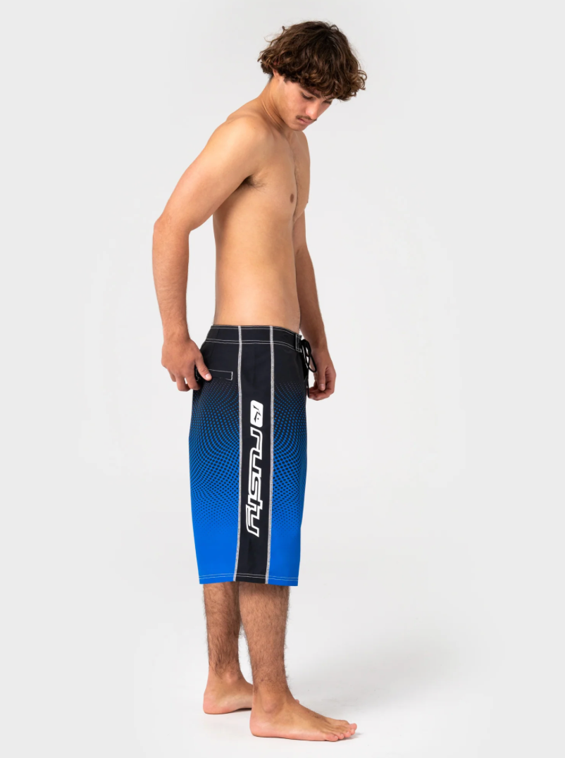 Rusty Dutty Fixed Waist Boardshorts Royal Blue
