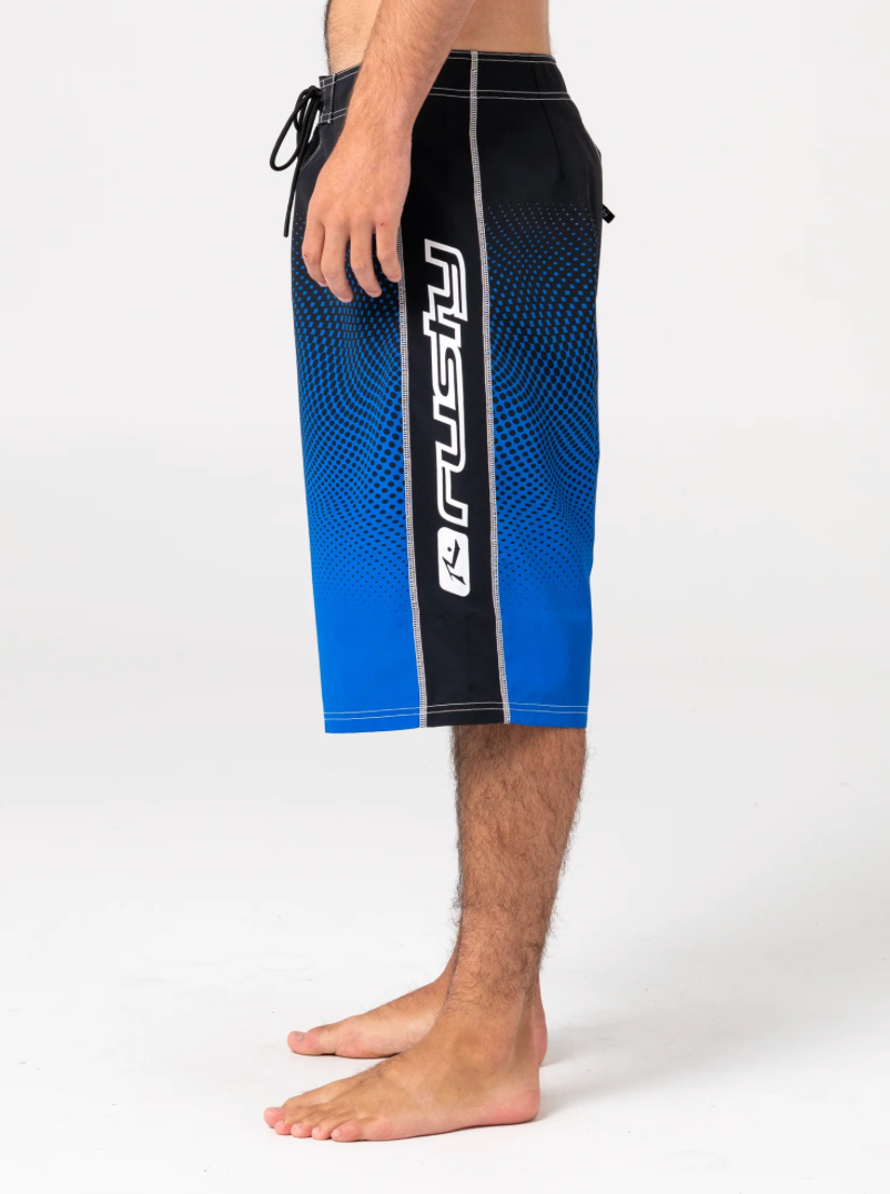 Rusty Dutty Fixed Waist Boardshorts Royal Blue