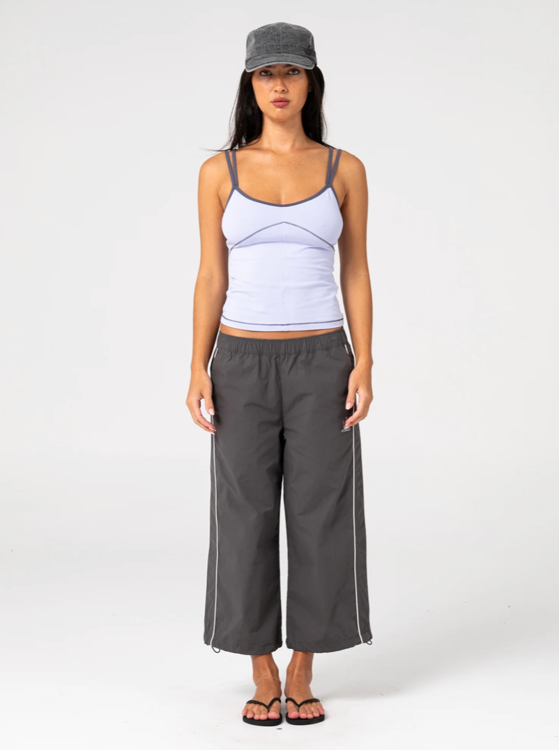 Rusty Serve Fitted Cami Tank Violet Blue