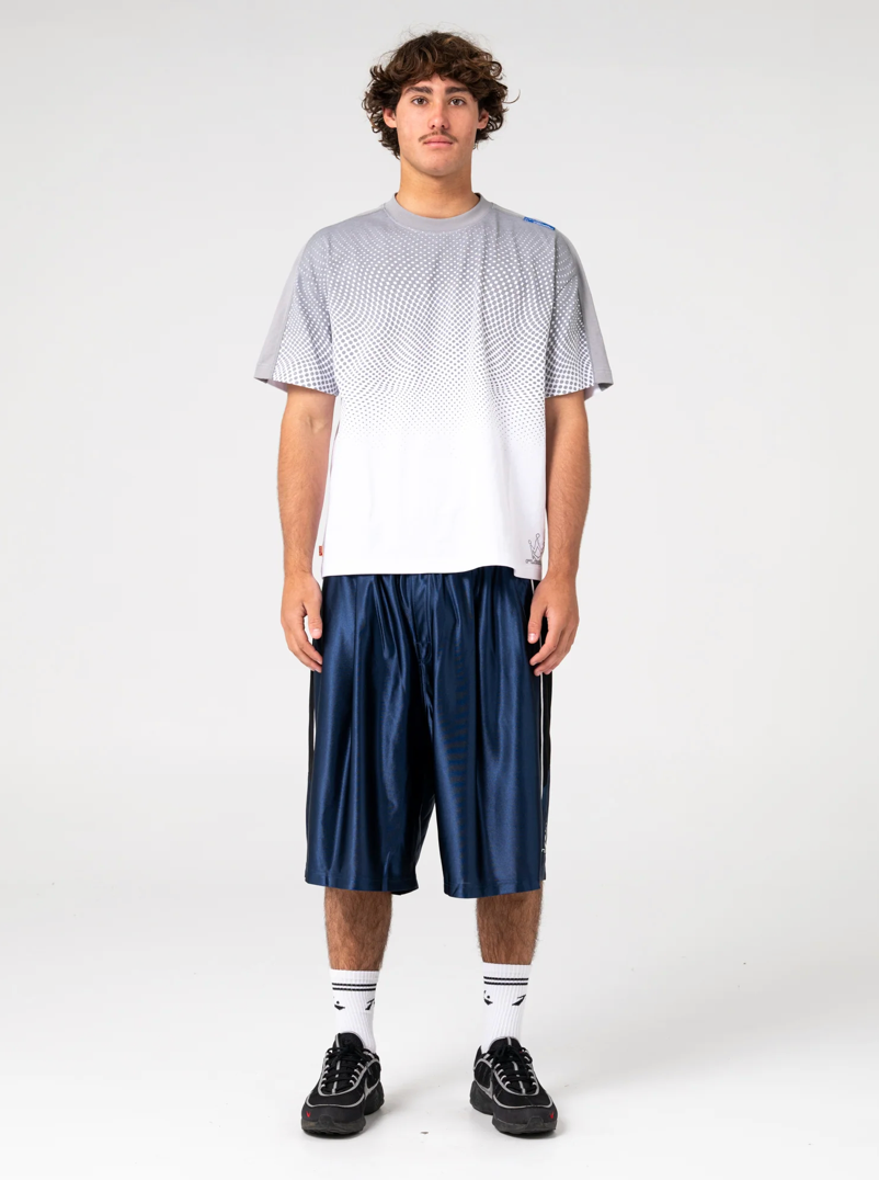 Rusty Vinsanity Elastic Basketball Short Navy Blue